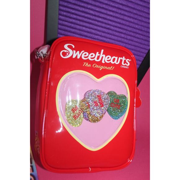 Bath & Body Works Sweethearts Candy Collaboration Crossbody Red Handbag - Picture 3 of 7